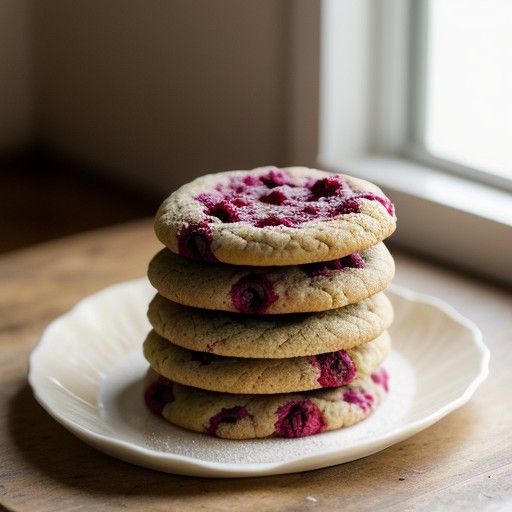 Raspberry Ribbon Cookies recipe image