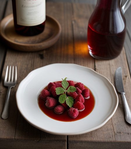 Raspberry-Rose Geranium Vinegar recipe image
