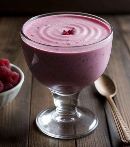 Raspberry Smoothie (Low Fat recipe image