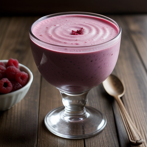 Raspberry Smoothie (Low Fat recipe image