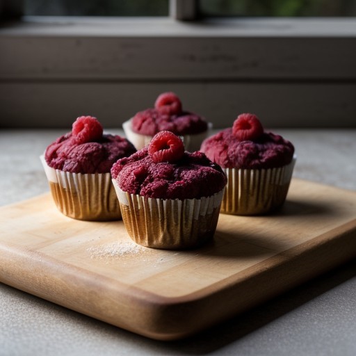 Raspberry Stresel Muffins recipe image