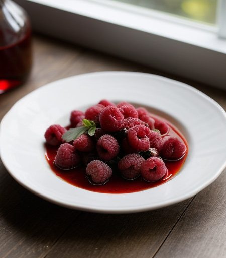 Raspberry Vinegar - Ron's Easy Method. recipe image