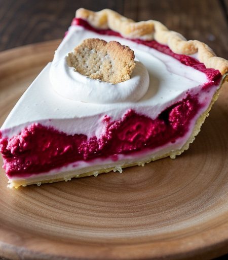 Raspberry Yogurt Pie recipe image