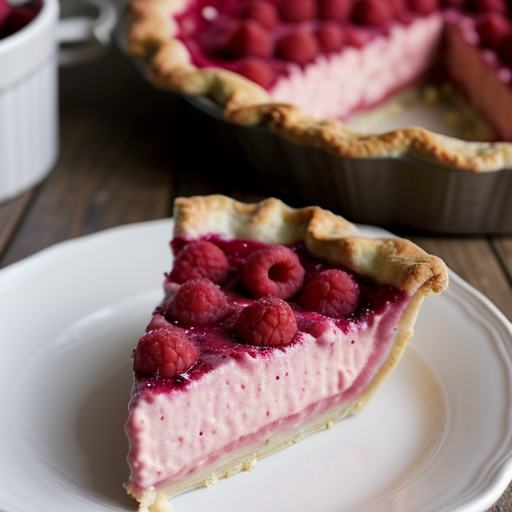 Raspberry Yogurt Pie recipe image