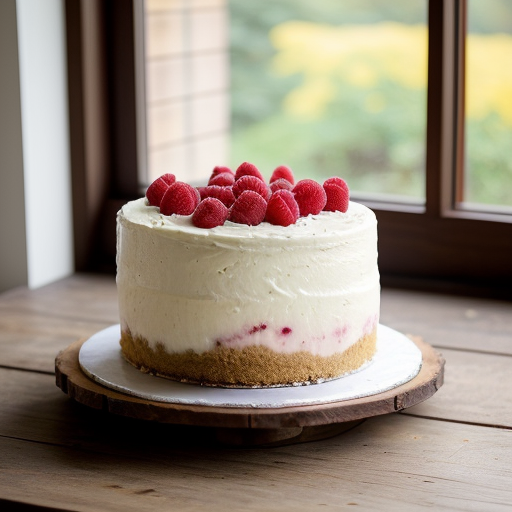 Raspberry and Vanilla Cheesecake recipe image