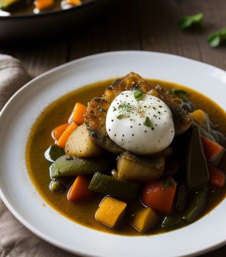 Ratatouille & Cod Stew recipe image