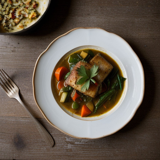 Ratatouille & Cod Stew - Bsnx01 A recipe image