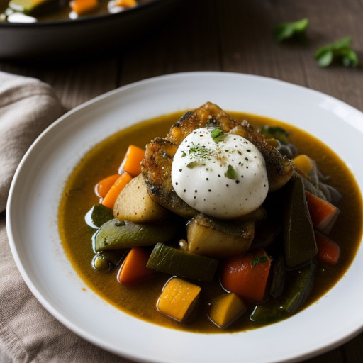 Ratatouille & Cod Stew recipe image
