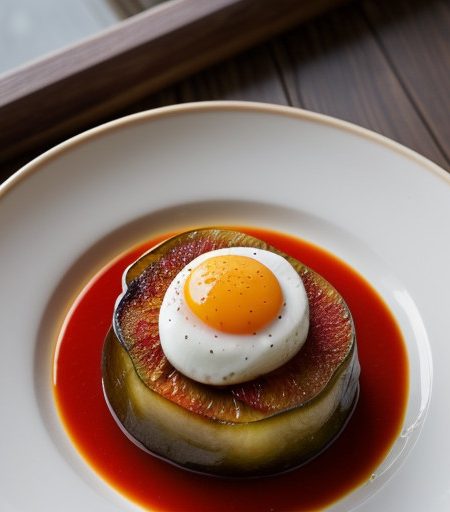 Ratatouille Savarin With Tomato Coulis recipe image