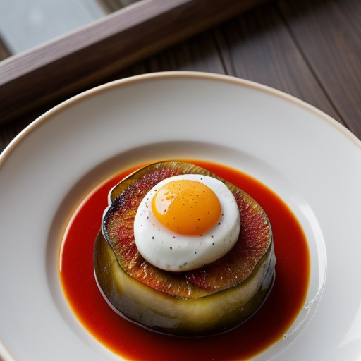 Ratatouille Savarin With Tomato Coulis recipe image