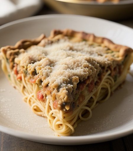 Ratatouille Spaghetti Pie recipe image