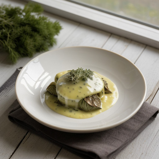 Ravioli With Artichoke Sauce+ recipe image