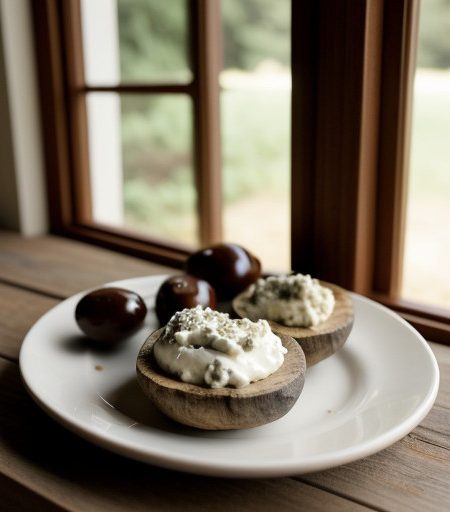 Raw Mushroom Appetizers recipe image