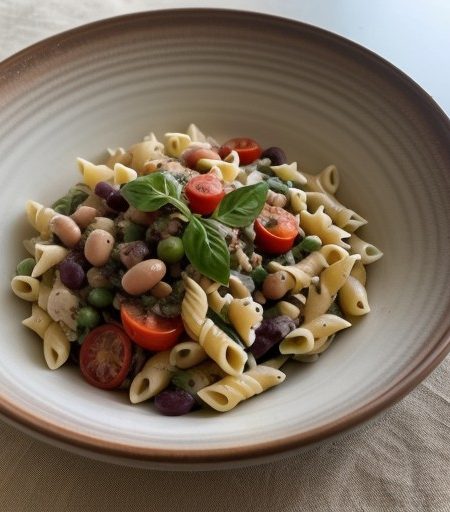 Really Simple Pasta and Bean Salad recipe image