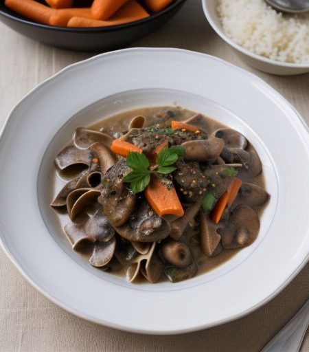 Recipe: Vegetable Stroganoff recipe image