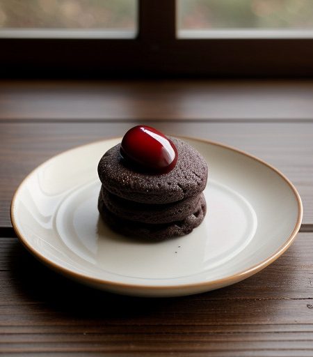 Red Bean Paste Cakes recipe image