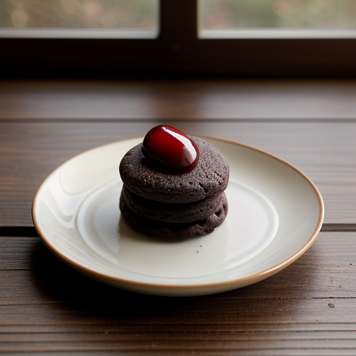 Red Bean Paste Cakes recipe image