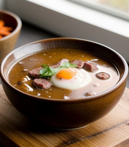 Red Bean~ Rice & Sausage Soup recipe image