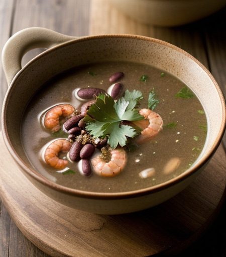 Red Beans & Rice Soup With Shrimp recipe image