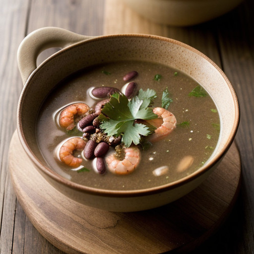 Red Beans & Rice Soup With Shrimp recipe image