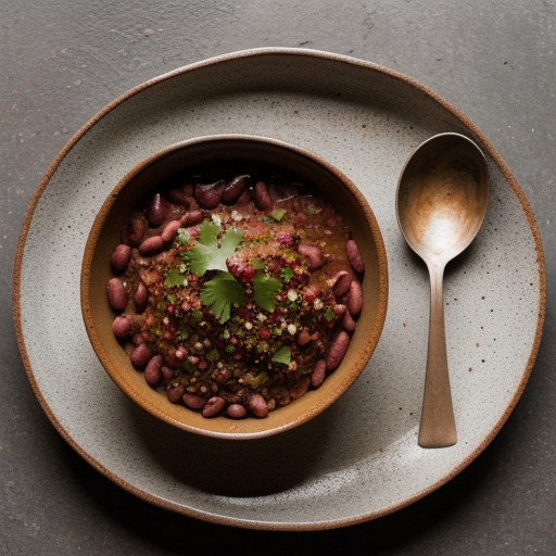 Red Beans & Rice With Salsa recipe image