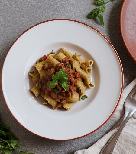 Red Beans With Pasta Sausage & Tomatoes recipe image