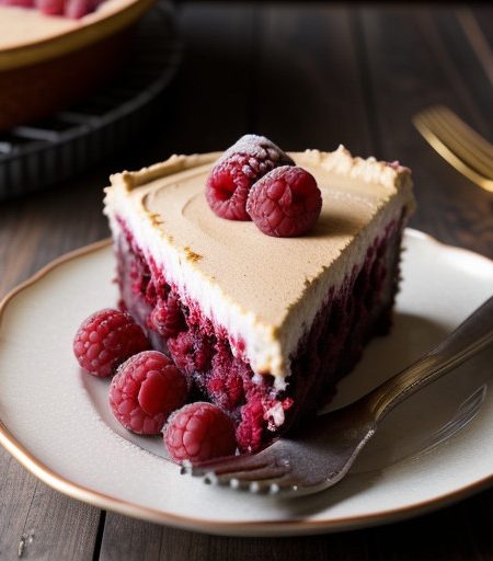 Red & Black Raspberry Pudding Cake recipe image