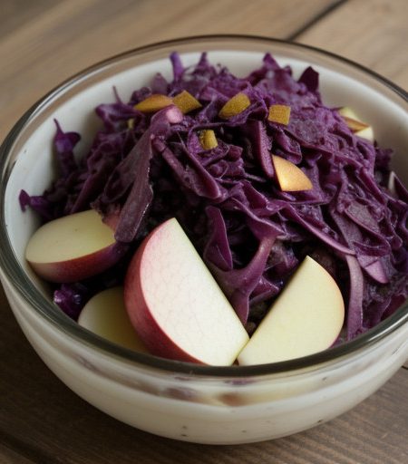 Red Cabbage & Apple Salad recipe image