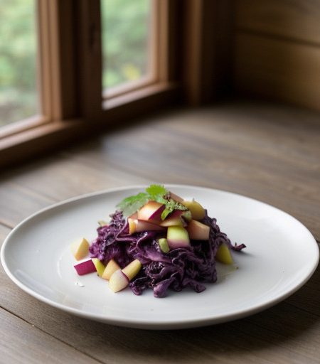 Red Cabbage With Diced Apples recipe image