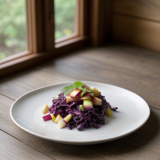 Red Cabbage With Diced Apples recipe image