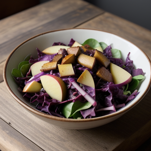 Red Cabbage and Apple Salad recipe image