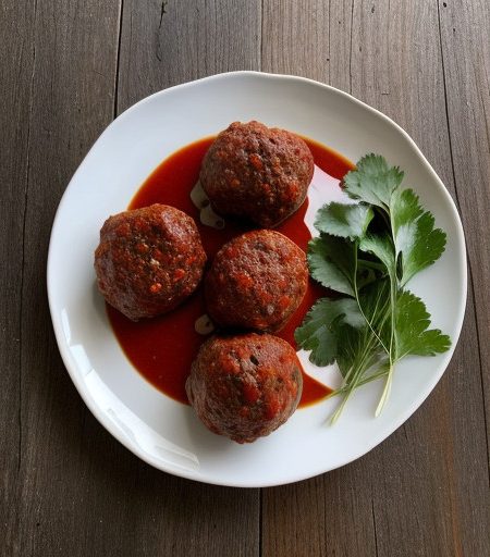 Red Centre Meatballs recipe image