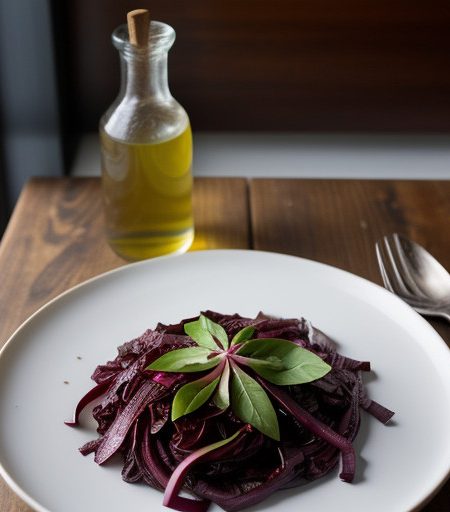 Red Chard With Marinated Onions recipe image