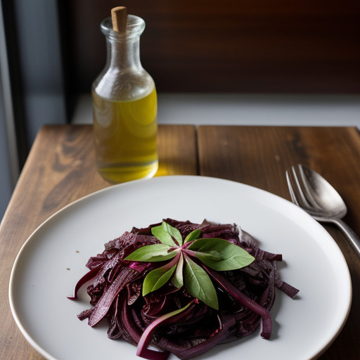 Red Chard With Marinated Onions recipe image