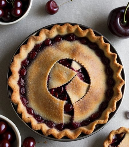 Red Cherry Cobbler recipe image