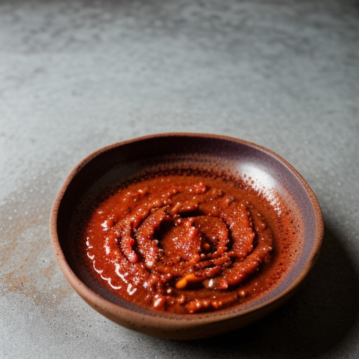 Red Chile Chipolte Salsa (Cooked recipe image