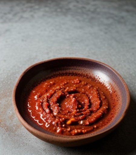 Red Chile Chipolte Salsa (Cooked recipe image