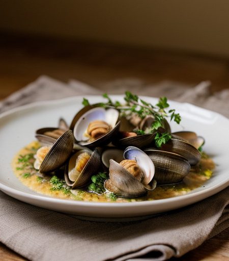Red Chile Risotto Clams recipe image