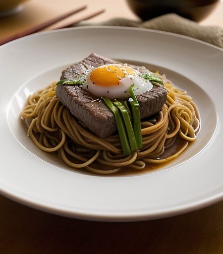 Red-Cooked Beef With Gravy Noodles recipe image