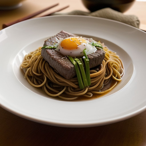 Red-Cooked Beef With Gravy Noodles recipe image