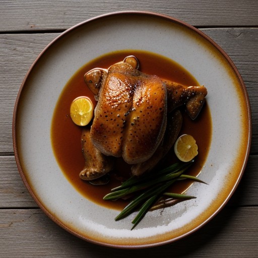 Red-Cooked Tangerine Chicken recipe image