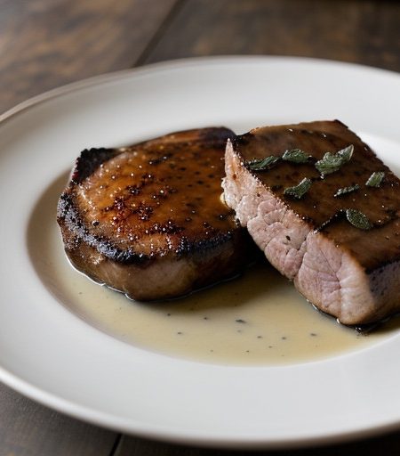 Red Currant-Glazed Pork Chops recipe image