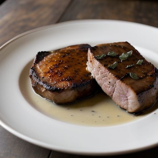 Red Currant-Glazed Pork Chops recipe image