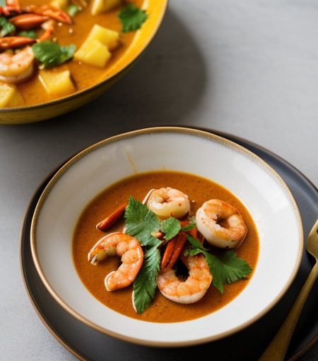 Red Curry With Shrimp and Pineapple recipe image