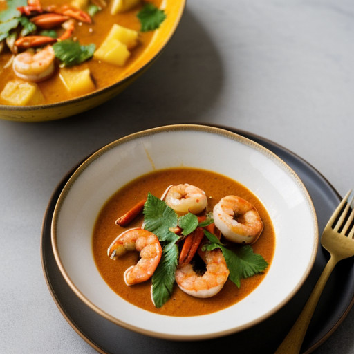 Red Curry With Shrimp and Pineapple recipe image