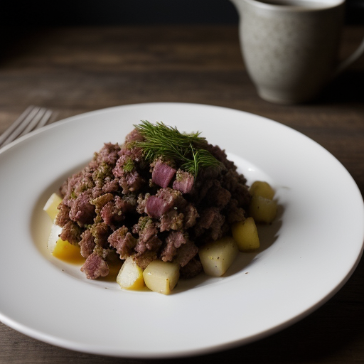 Red Flannel Hash (Homemade Corned Beef Hash recipe image