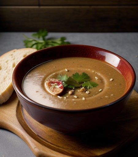 Red Garlic Soup recipe image