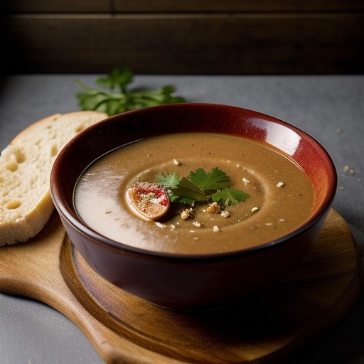 Red Garlic Soup recipe image