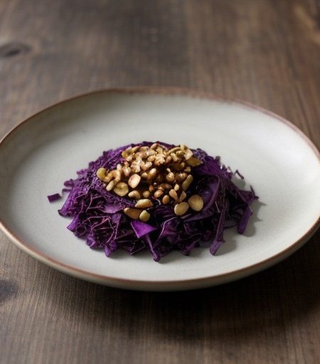 Red Ginger Cabbage Saute recipe image