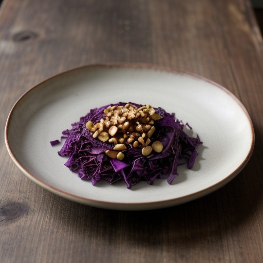 Red Ginger Cabbage Saute recipe image